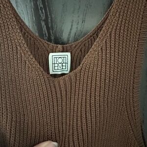 Brown Knit Sweater by [BrandToteme]